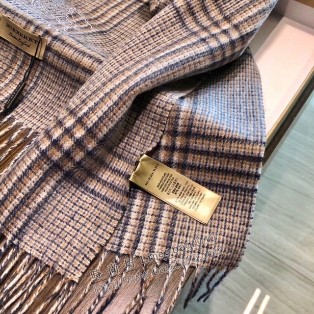 Burberry千鳥格新款男女款圍巾 巴寶莉2021新款羊絨圍巾圍巾  mmj1501